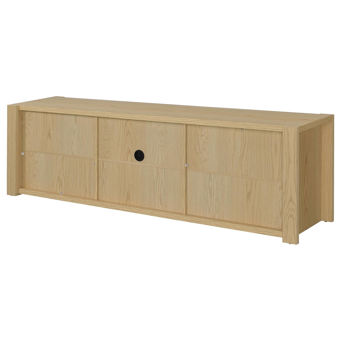 Laurelton 78-inch 4-door TV Stand Media Console Light Oak