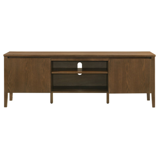Thori 63-inch 2-door TV Stand Media Console Dark Brown