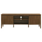 Thori 63-inch 2-door TV Stand Media Console Dark Brown