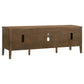 Thori 63-inch 2-door TV Stand Media Console Dark Brown