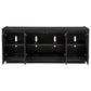 Leandro 72-inch 4-door TV Stand Media Console Burnished Black