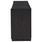 Leandro 72-inch 4-door TV Stand Media Console Burnished Black