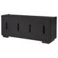 Leandro 72-inch 4-door TV Stand Media Console Burnished Black