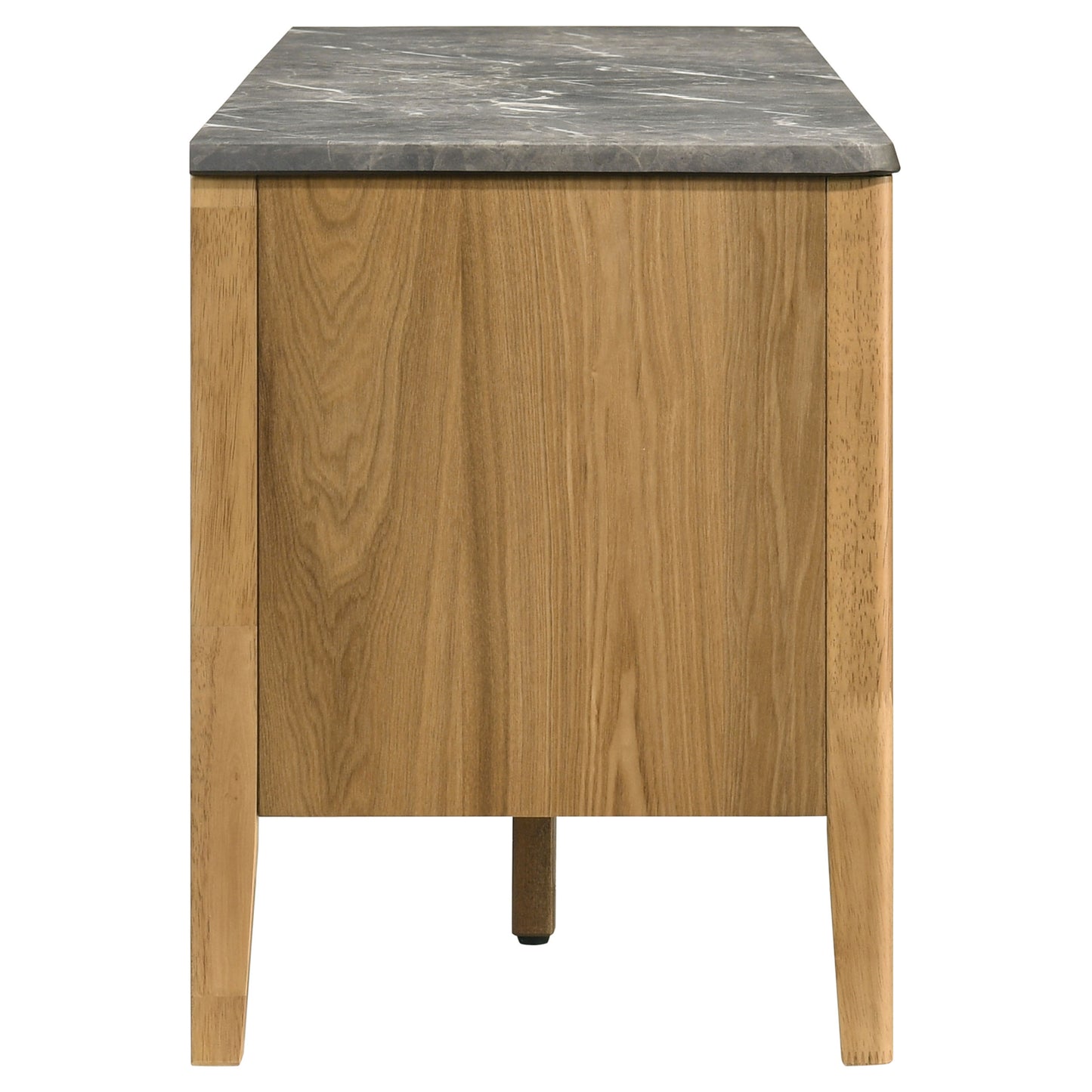 Bradley 63-inch 2-Door SmartTop TV Stand Grey and Natural