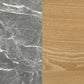 Bradley Round SmartTop Cocktail Coffee Table Grey and Natural