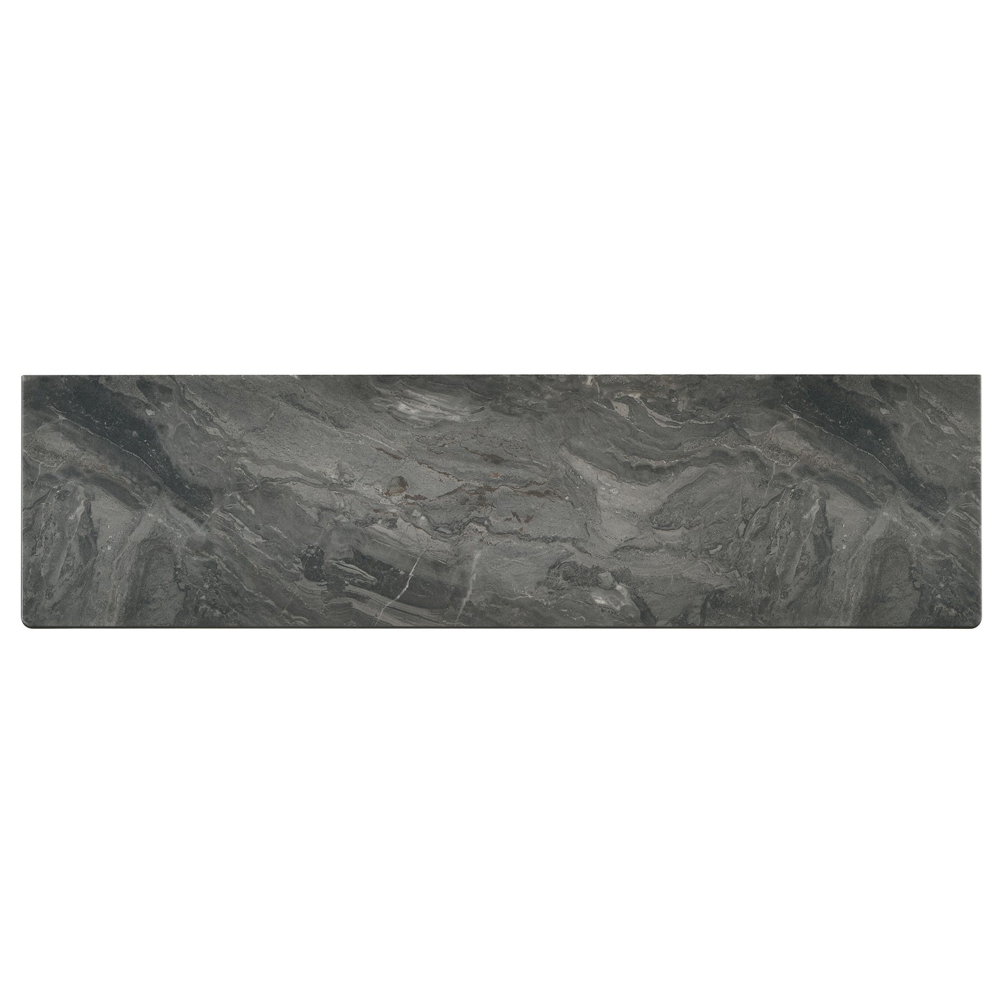 Bradley 63-inch 2-Door SmartTop TV Stand Smokey Grey and Brown