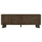 Trotter 71-inch 4-Door Wood TV Stand Media Console Brown