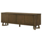 Trotter 71-inch 4-Door Wood TV Stand Media Console Brown
