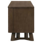 Trotter 71-inch 4-Door Wood TV Stand Media Console Brown