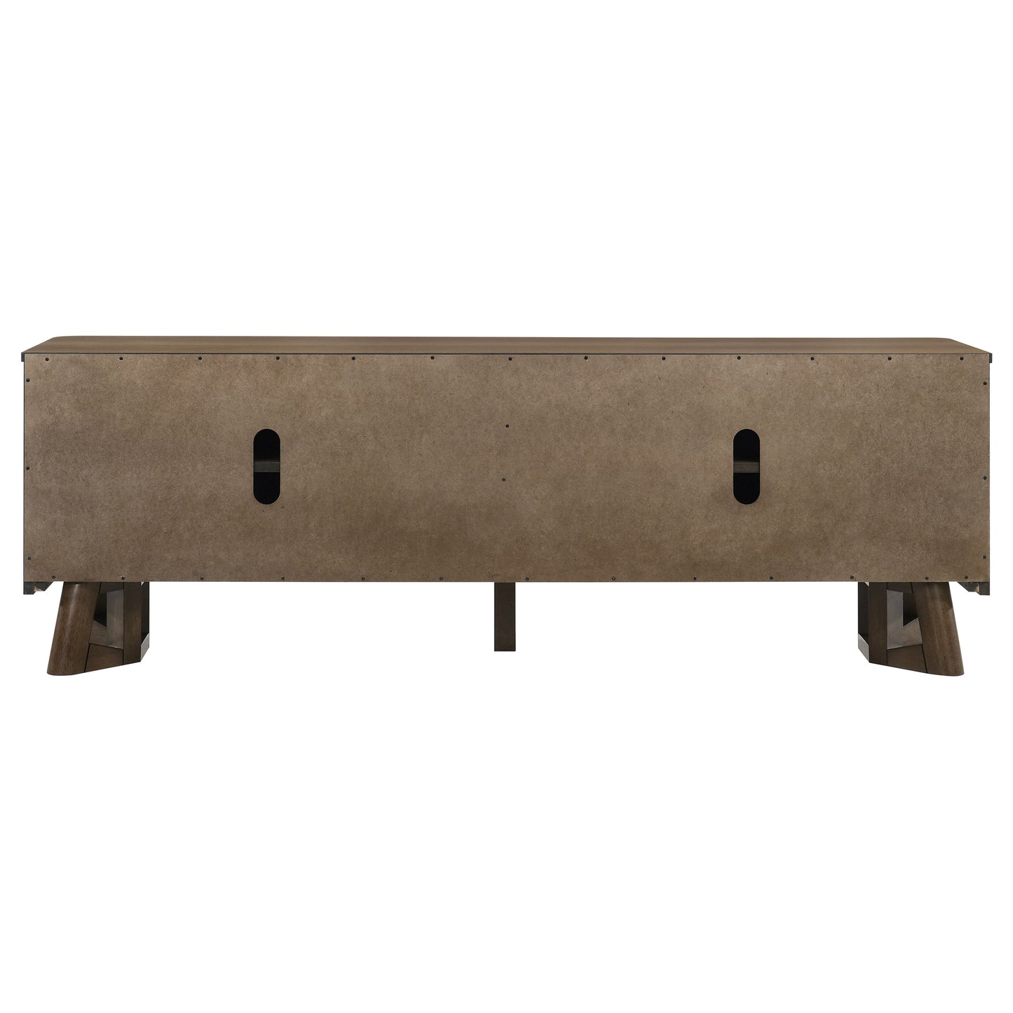 Trotter 71-inch 4-Door Wood TV Stand Media Console Brown