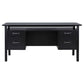 Goodson 64-inch 4-Drawer Double Pedestal Computer Desk Black