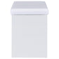 Bunbury Makeup Vanity Table Set Storage Mirror and Stool White