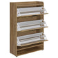 Denia 3-tier Engineered Wood Shoe Cabinet Mango