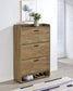 Denia 3-tier Engineered Wood Shoe Cabinet Mango
