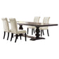 Phelps 5-piece Rectangular Dining Table Set Distressed Noir