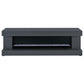 Mallory TV Stand Fireplace Console Bluetooth Speaker Grey High Gloss