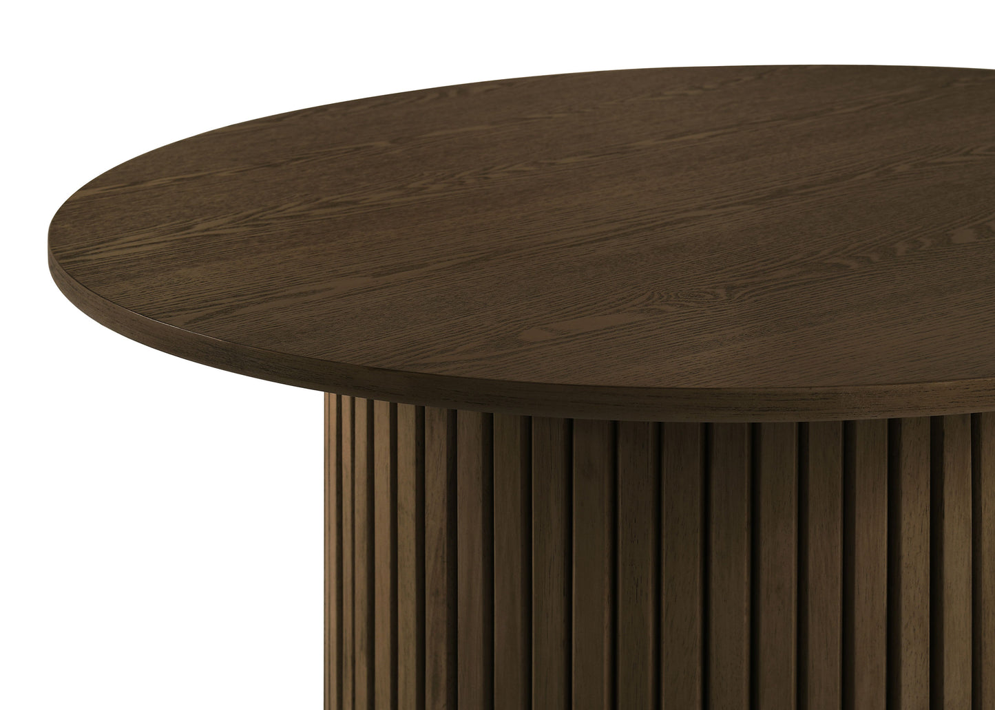 Hamlyn 5-piece Round Wood Counter Height Dining Set Black and Walnut