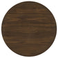 Hamlyn 5-piece Round Wood Counter Height Dining Set Black and Walnut