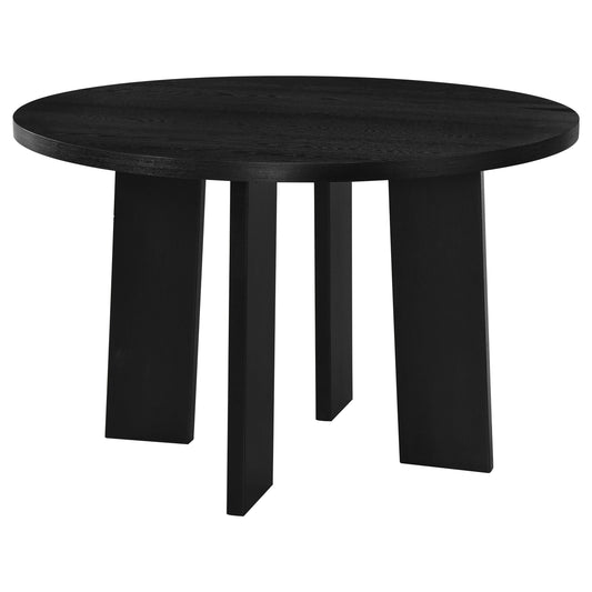 Strouse 5-piece Dining Set Wheat and Black