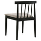 Decker 7-piece 82-inch Rectangular Dining Set Wheat and Black
