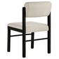 Decker 7-piece 82-inch Rectangular Dining Set Cream and Black