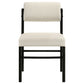 Decker 7-piece 82-inch Rectangular Dining Set Cream and Black