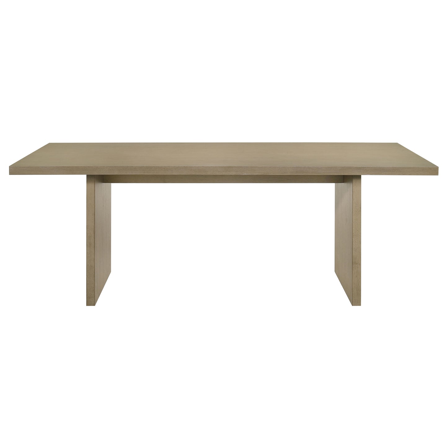 Decker 7-piece 82-inch Rectangular Dining Set Wheat and Natural Oak