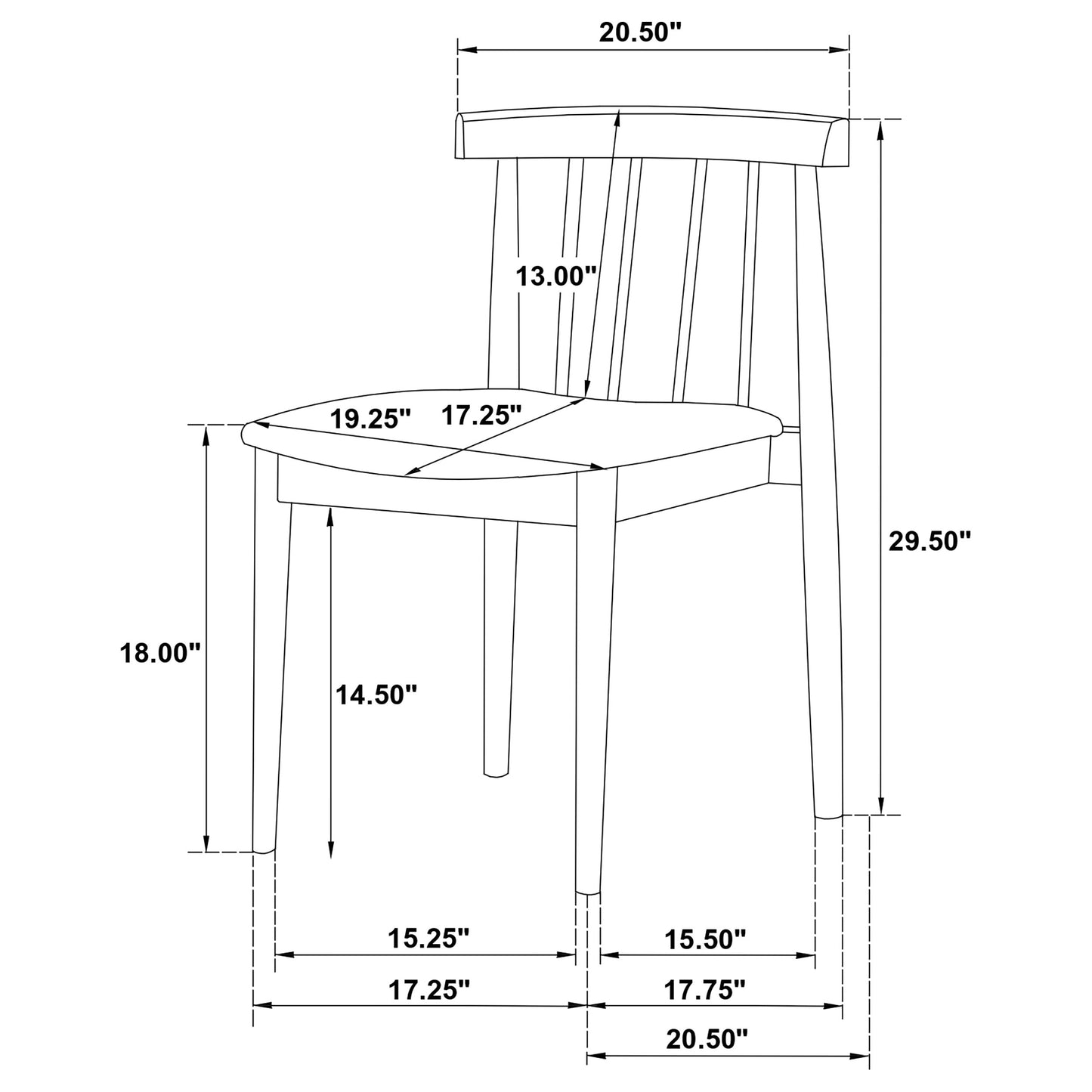 Decker 7-piece 82-inch Rectangular Dining Set Wheat and Walnut