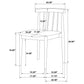 Decker 7-piece 82-inch Rectangular Dining Set Wheat and Walnut