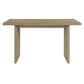 Decker 7-piece 70-inch Rectangular Counter Height Dining Set Cream and Natural Oak