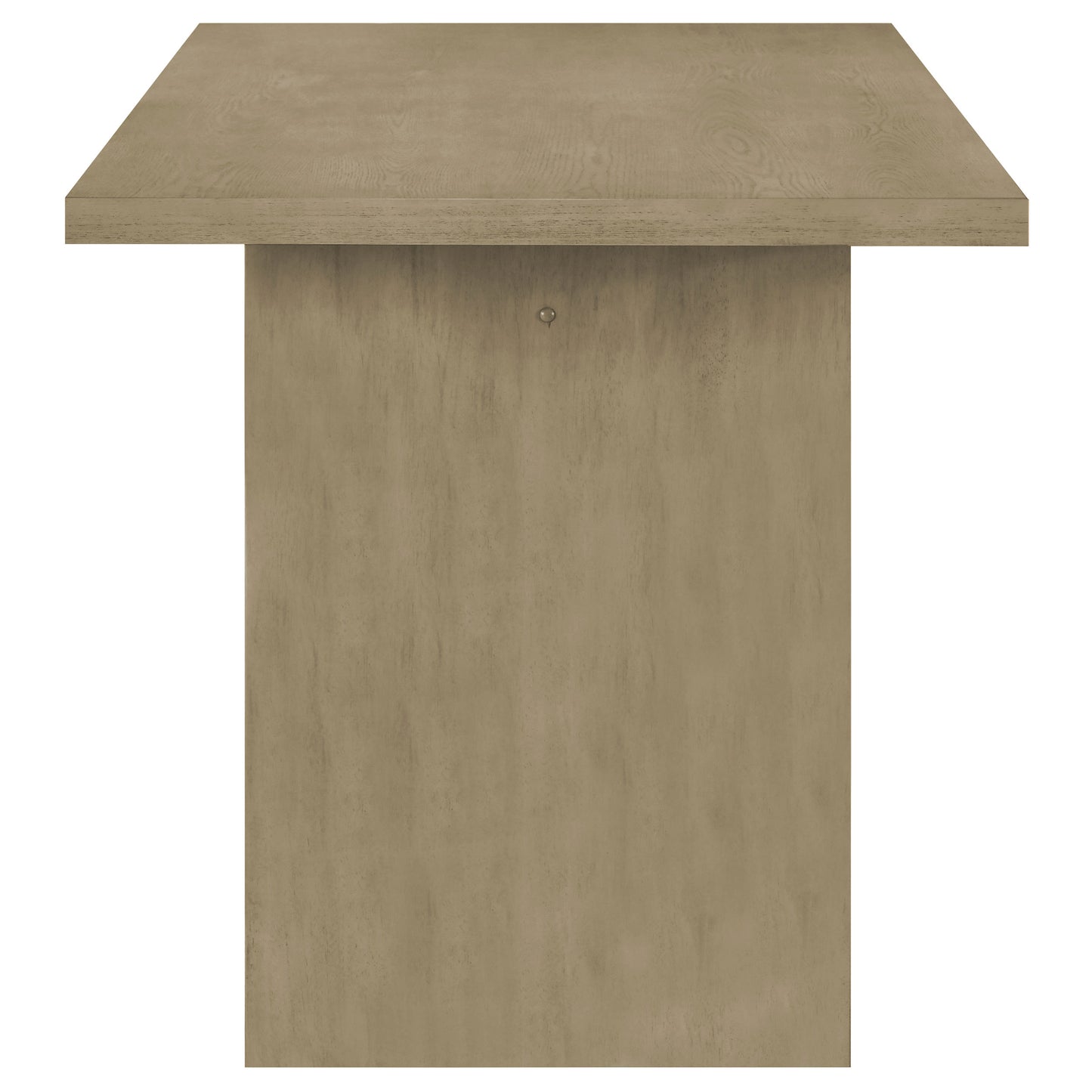 Decker 7-piece 70-inch Rectangular Counter Height Dining Set Black and Natural Oak