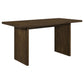 Decker 7-piece 70-inch Rectangular Counter Height Dining Set Black and Walnut