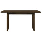 Decker 7-piece 70-inch Rectangular Counter Height Dining Set Black and Walnut