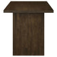Decker 7-piece 70-inch Rectangular Counter Height Dining Set Cream and Walnut