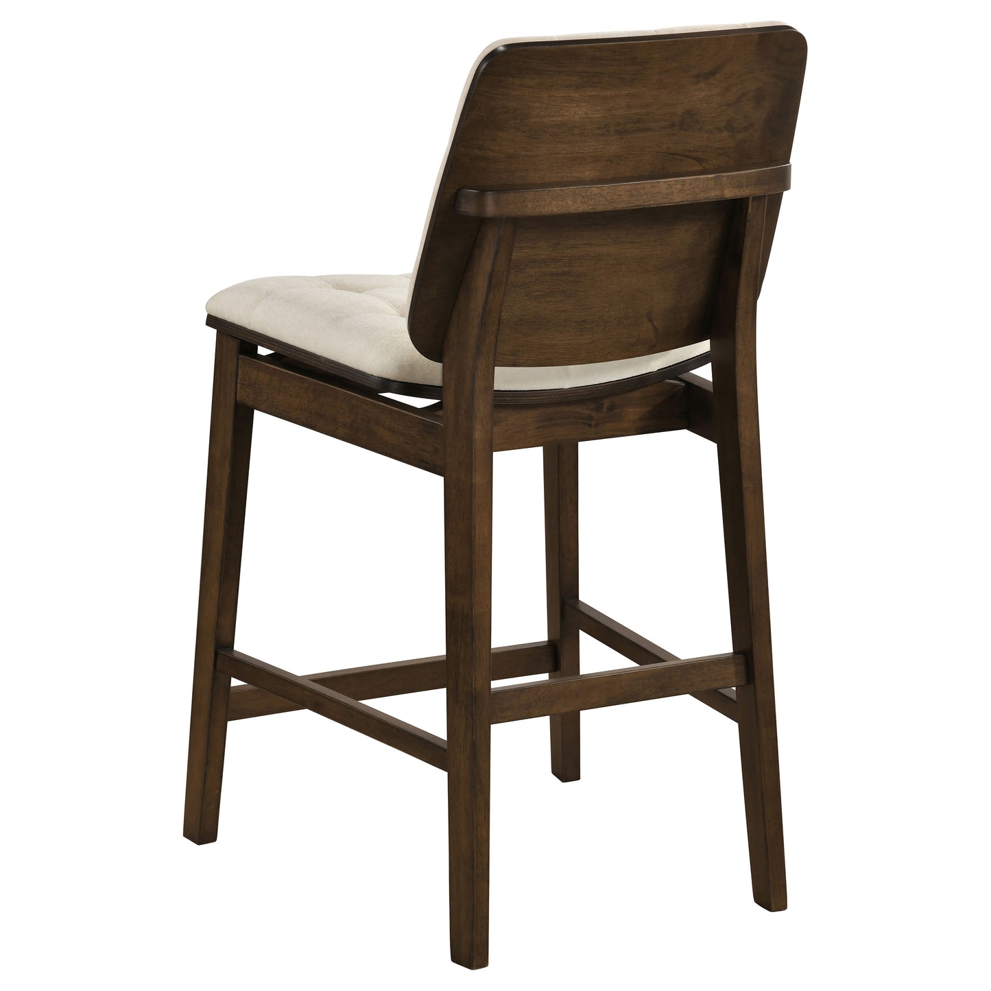 Decker 7-piece 70-inch Rectangular Counter Height Dining Set Cream and Walnut