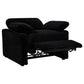Collins Upholstered Power Recliner Chair Black