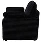 Collins Upholstered Power Recliner Chair Black