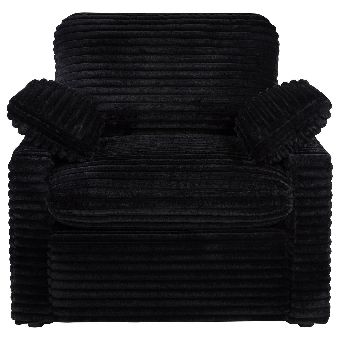 Collins Upholstered Power Recliner Chair Black