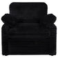Collins Upholstered Power Recliner Chair Black