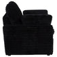 Collins Upholstered Power Recliner Chair Black