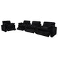 Collins Upholstered Power Recliner Chair Black