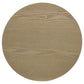 Hamlyn 3-piece Round Fluted Coffee and End Table Set Natural Oak