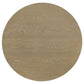 Hamlyn 3-piece Round Fluted Coffee and End Table Set Natural Oak