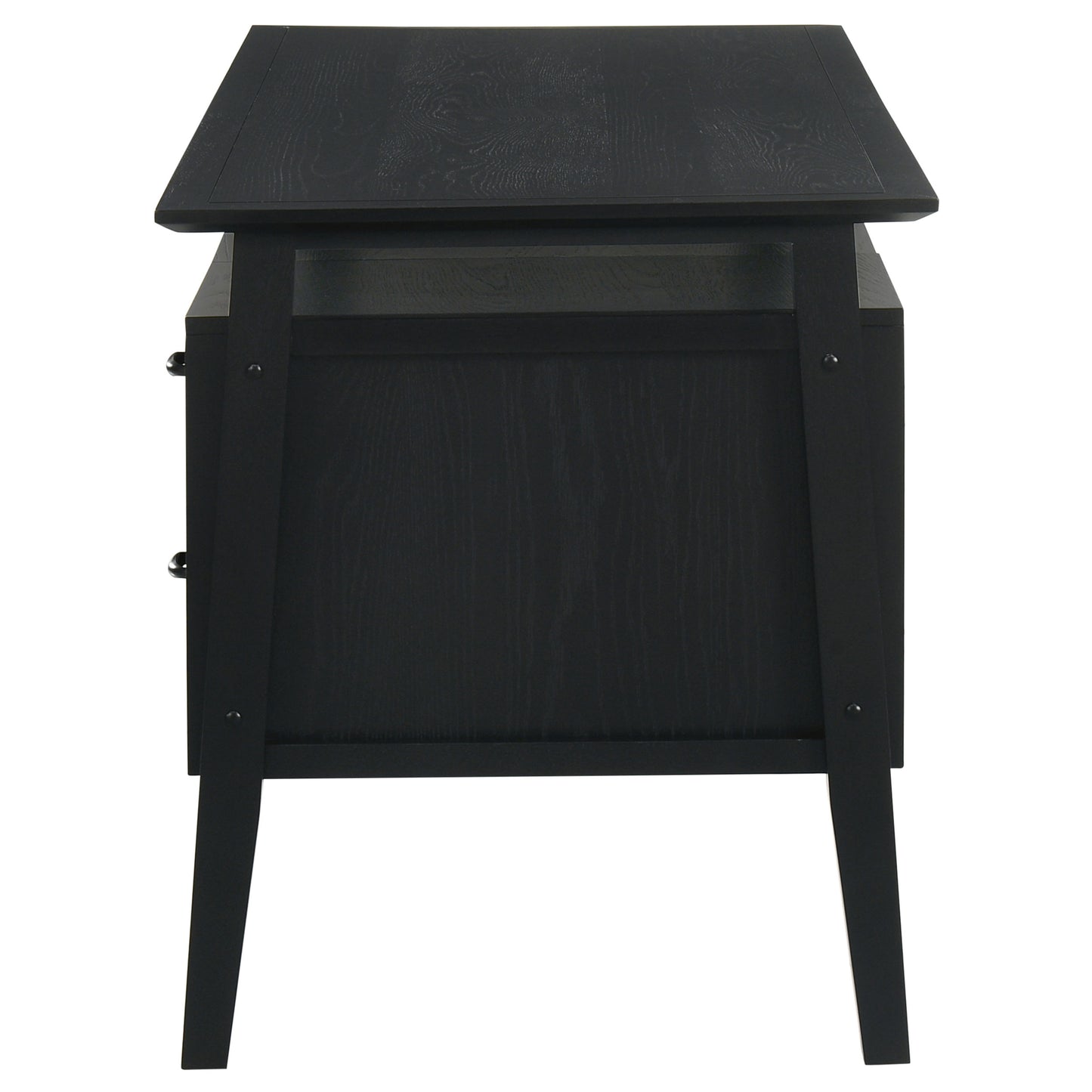 Goodson 64-inch 4-Drawer Double Pedestal Computer Desk Black