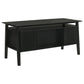 Goodson 64-inch 4-Drawer Double Pedestal Computer Desk Black