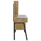 Souza 5-Drawer Makeup Vanity Table With LED Mirror Mango