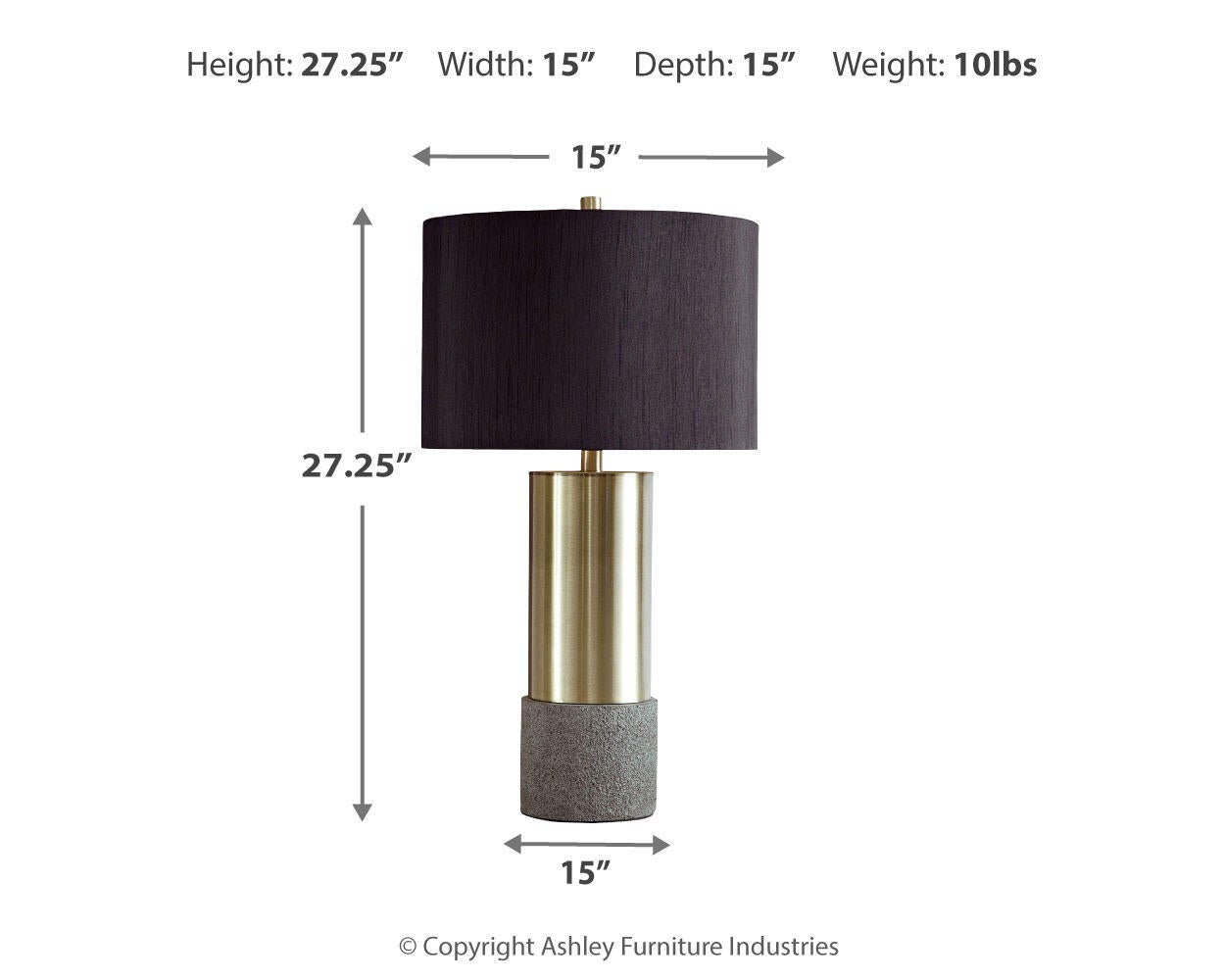 Ashley Express - Jacek Metal Table Lamp (2/CN)