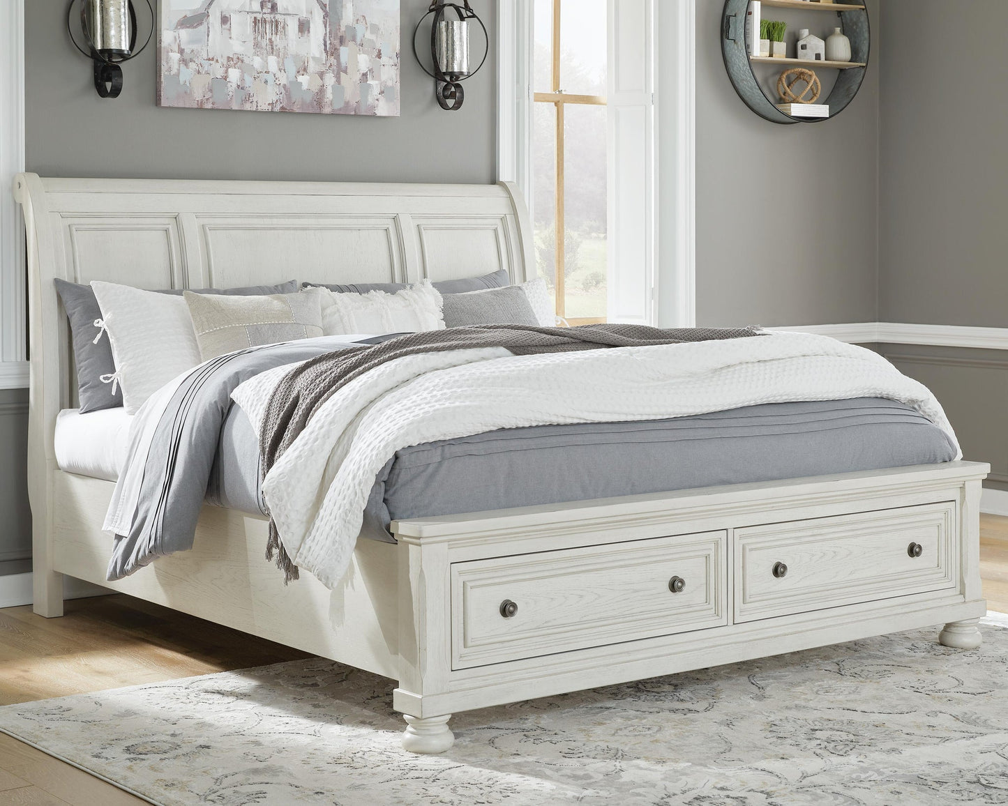 Ashley Express - Robbinsdale Queen Sleigh Bed with Storage