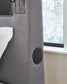 Ashley Express - Verishaw Twin Upholstered Bed with Wireless Audio