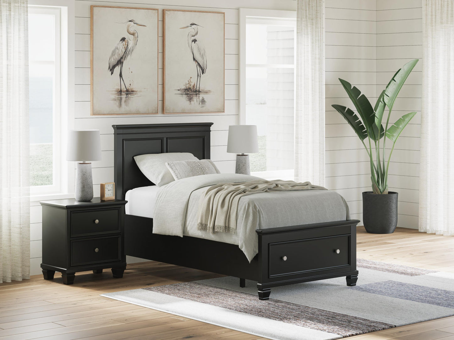 Ashley Express - Lanolee Twin Panel Storage Bed